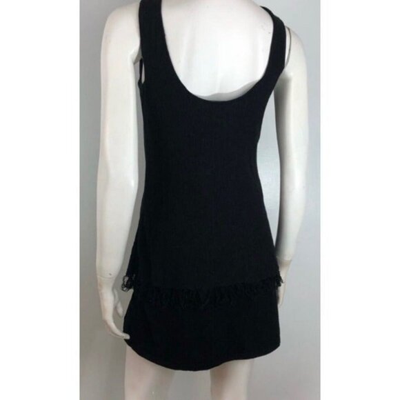 Theory Jurinzi Fringe linen/viscose sweater knit dress xs - Picture 3 of 8